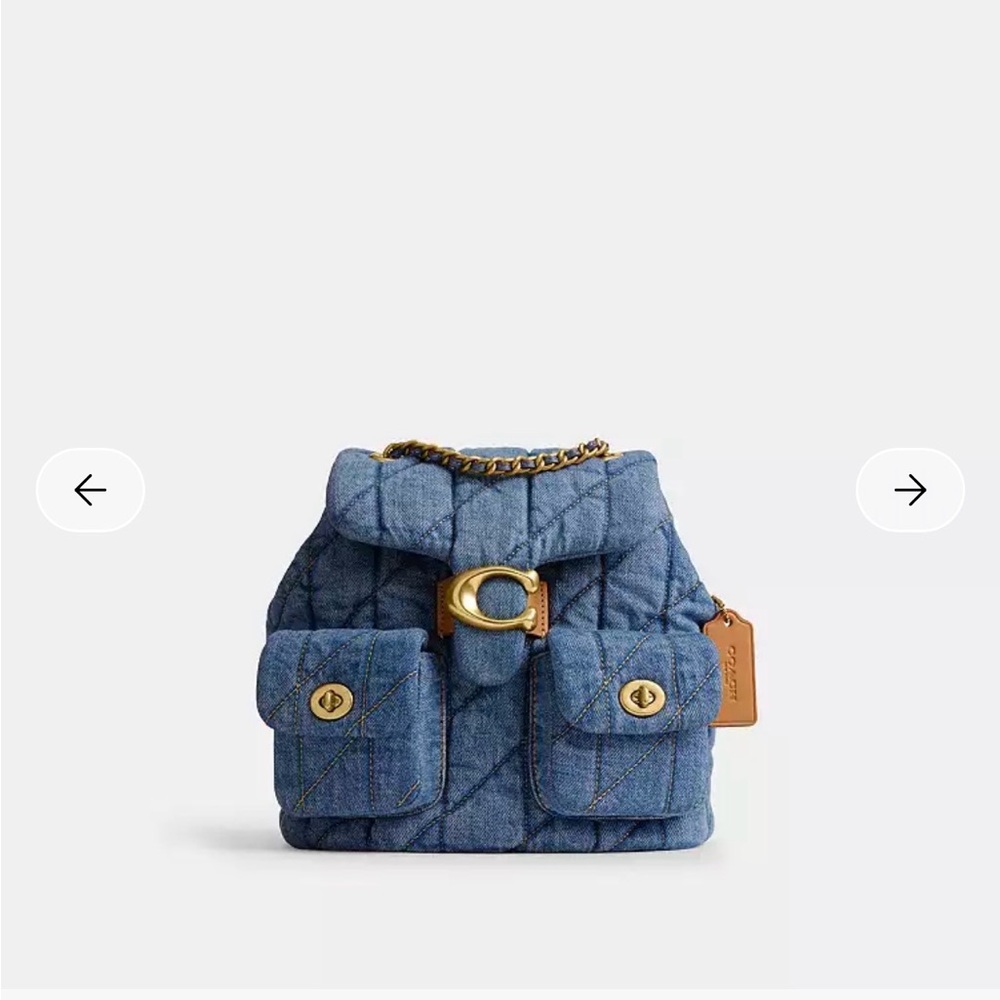 Coach Tabby Backpack With Quilting